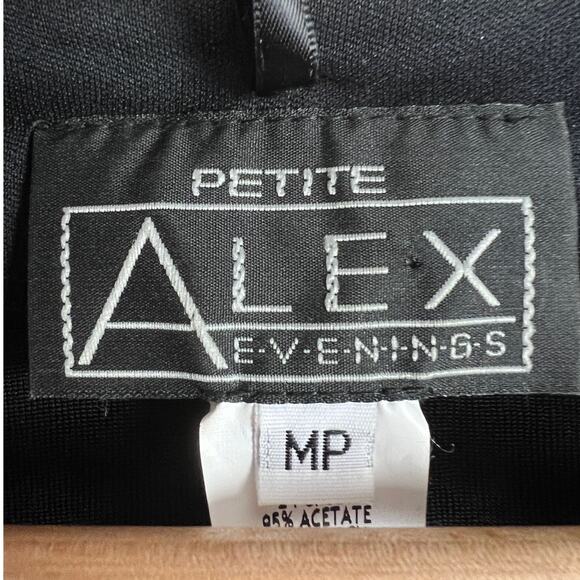 Alex Evenings Womens MP Petite‎ 2pc Set Paisley Formal Cocktail Party Glam Top - Picture 6 of 11